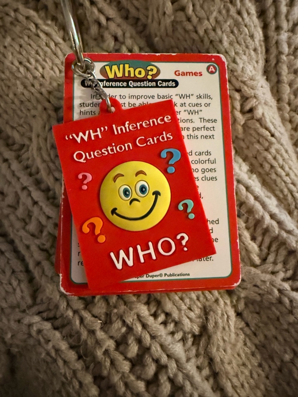 WH? Inference Question Cards - Super Duper Publications